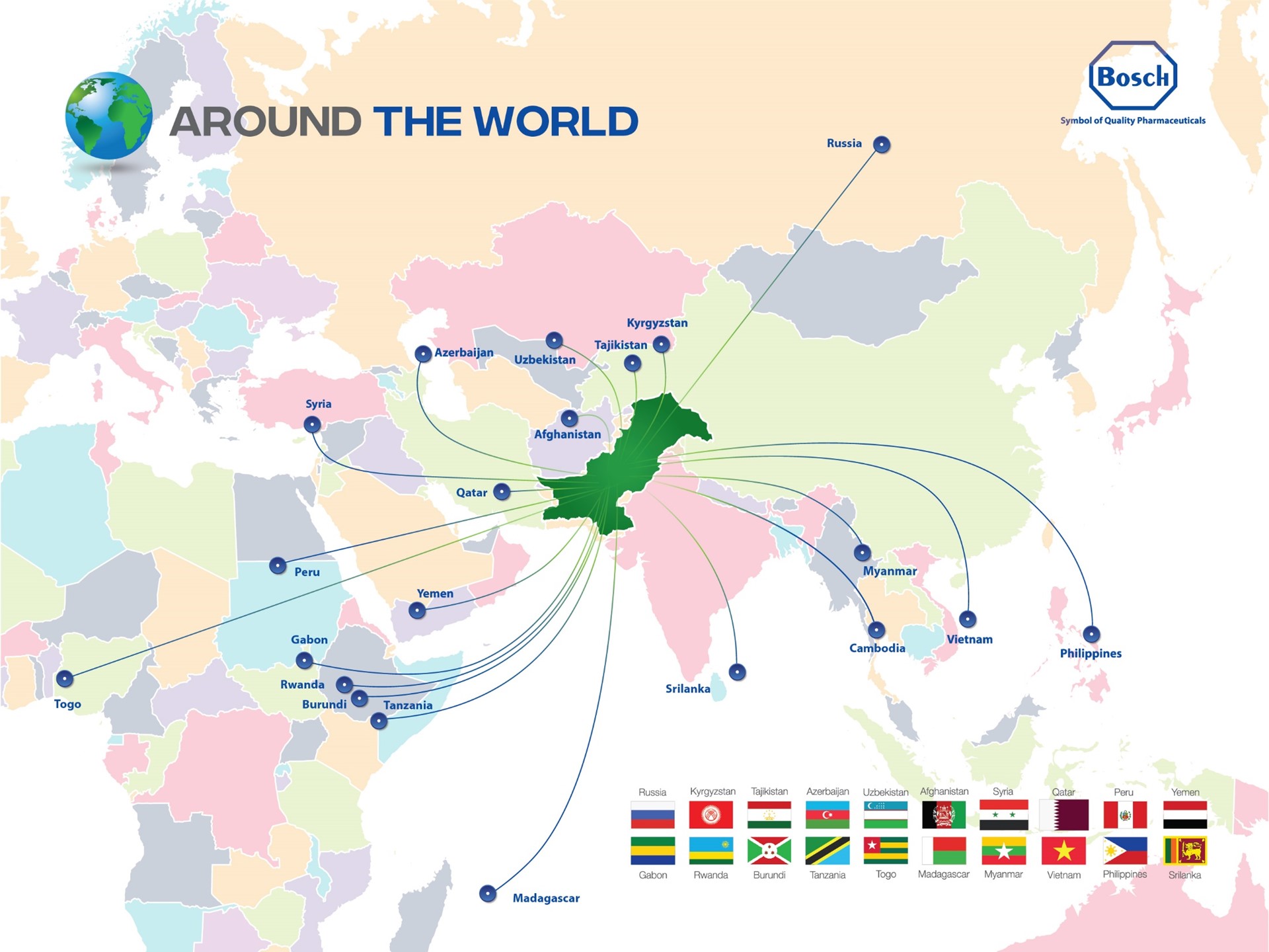 Bosch Exports Around the World
