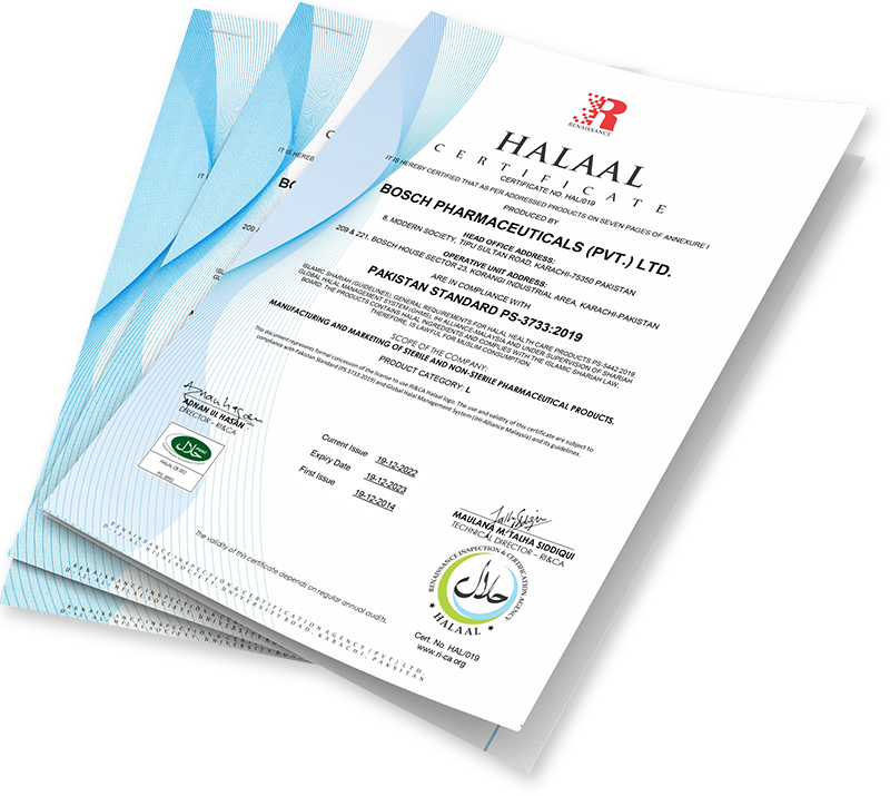 Bosch Halaal Certificate 2023